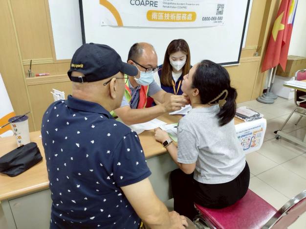 臺南健康服務走進移工宿舍 公私協力打造移工第二個家
